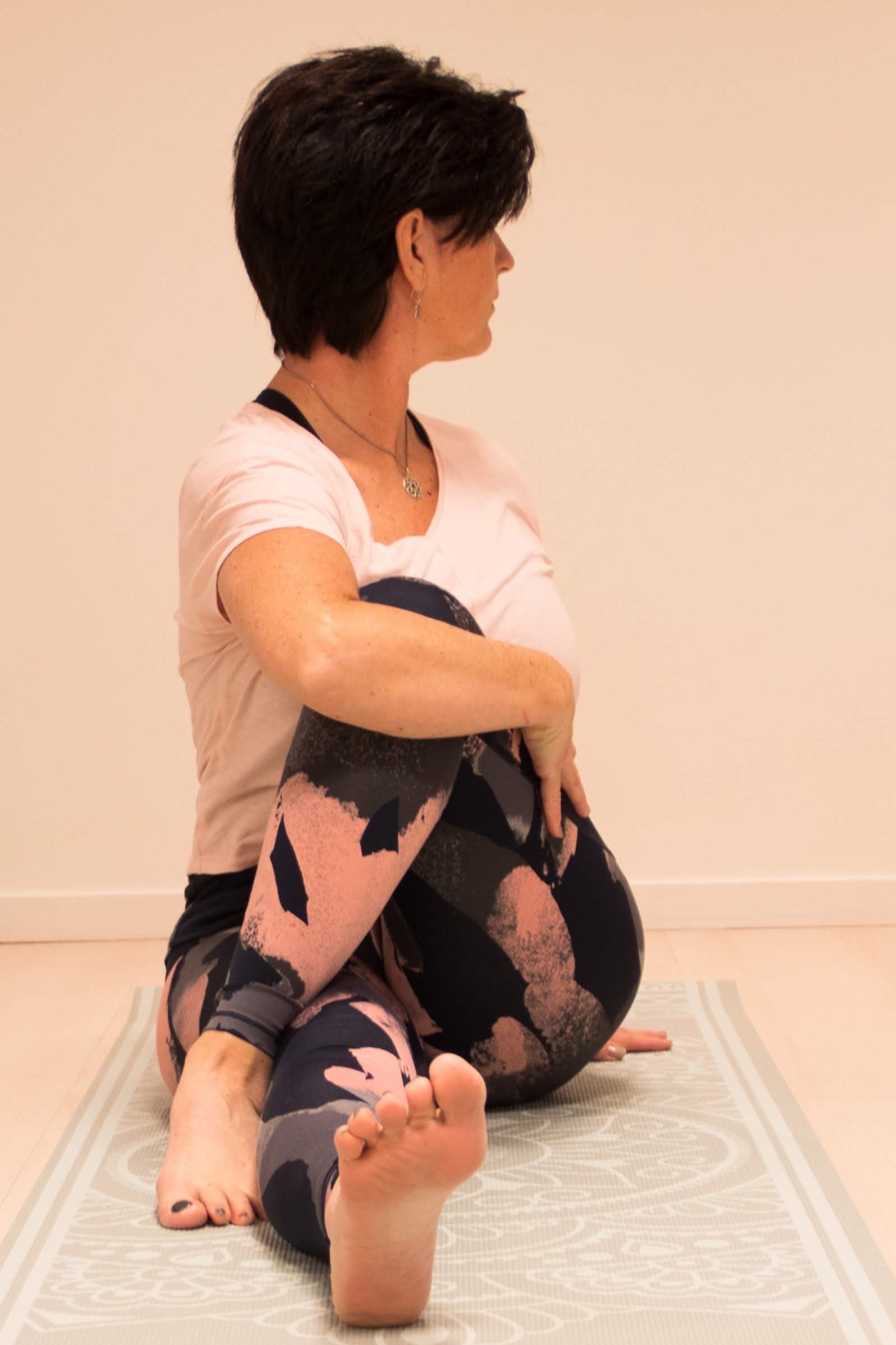 Pilates class in the studio